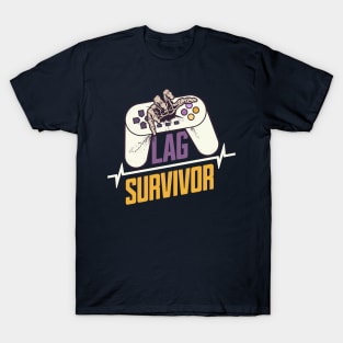 Lag Survivor - Funny Gaming T-Shirt